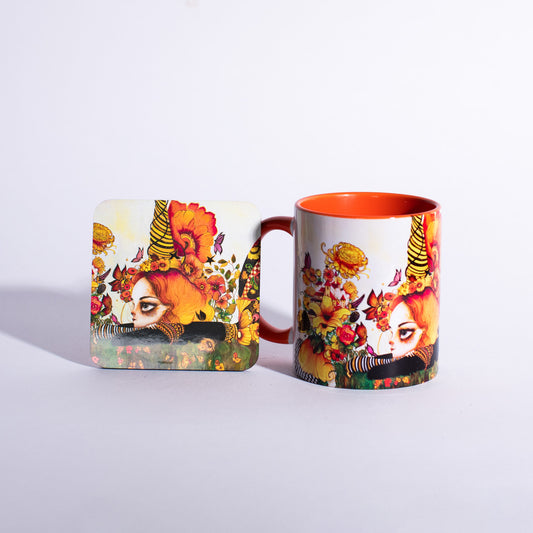 Palacio de la Flores – Edición Limitada (Mug 11oz + Posavaso)