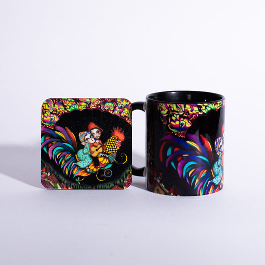 Vuelta por el Universo – Edición Limitada (Mug 11oz + Posavaso)