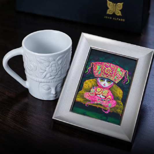 Set de Colección — Taza + Cuadro "Yawar Nina"